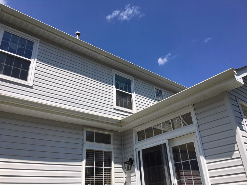 House siding in Brookeville after house washing