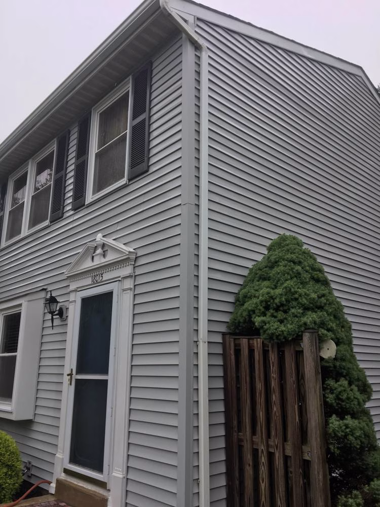 House exterior in Olney after house washing