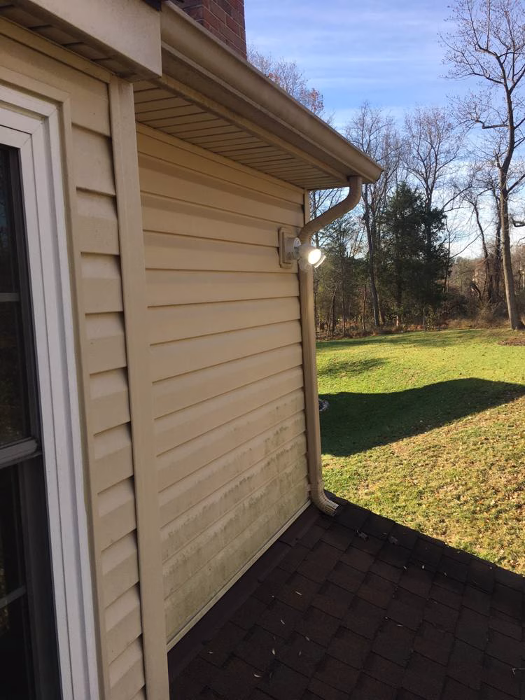 House exterior in Olney before house washing