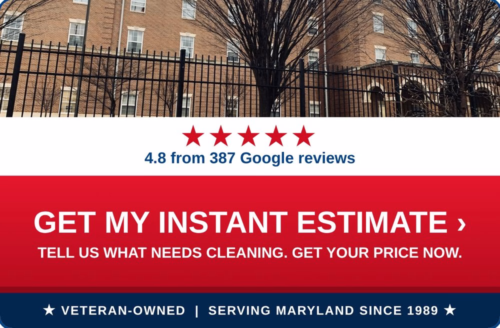 Get an instant estimate for commercial power washing from PowerWashCompany.com. Veteran-owned, 4.8 on Google.