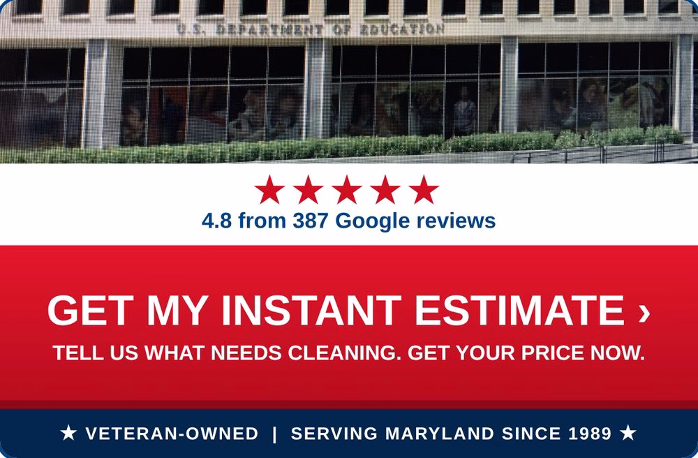 Get an instant estimate for government power washing from PowerWashCompany.com. Veteran-owned, 4.8 stars from 387 Google reviews.