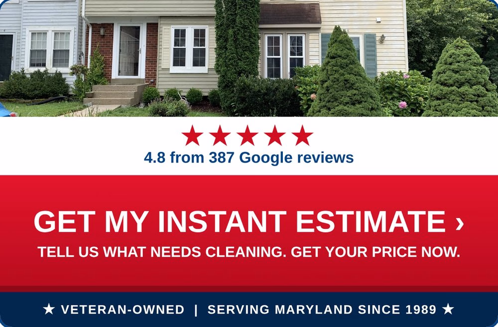 Get an instant estimate for house washing from PowerWashCompany.com. Veteran-owned, 4.8 stars from 387 Google reviews.