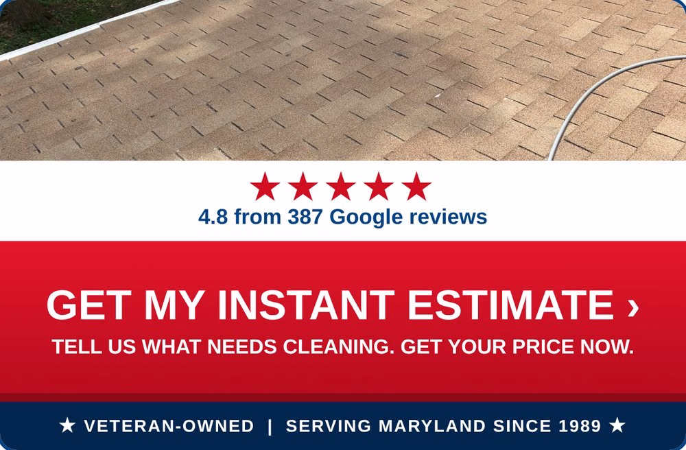 Get an instant estimate for roof cleaning from PowerWashCompany.com. Veteran-owned, 4.8 on Google.