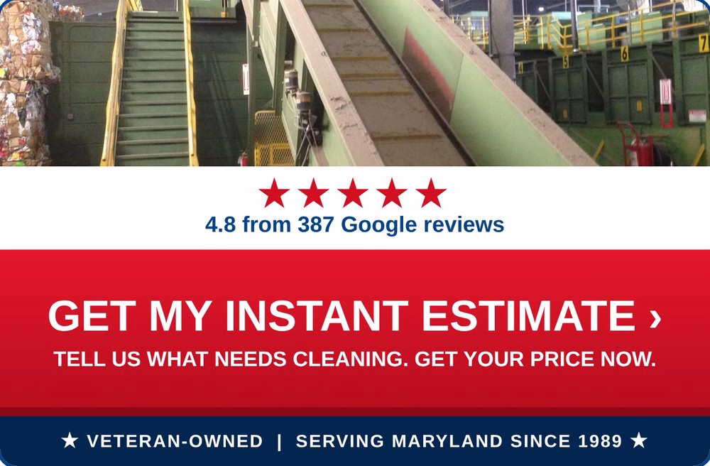 Get an instant estimate for warehouse cleaning from PowerWashCompany.com. Veteran-owned, 4.8 stars from 387 Google reviews.